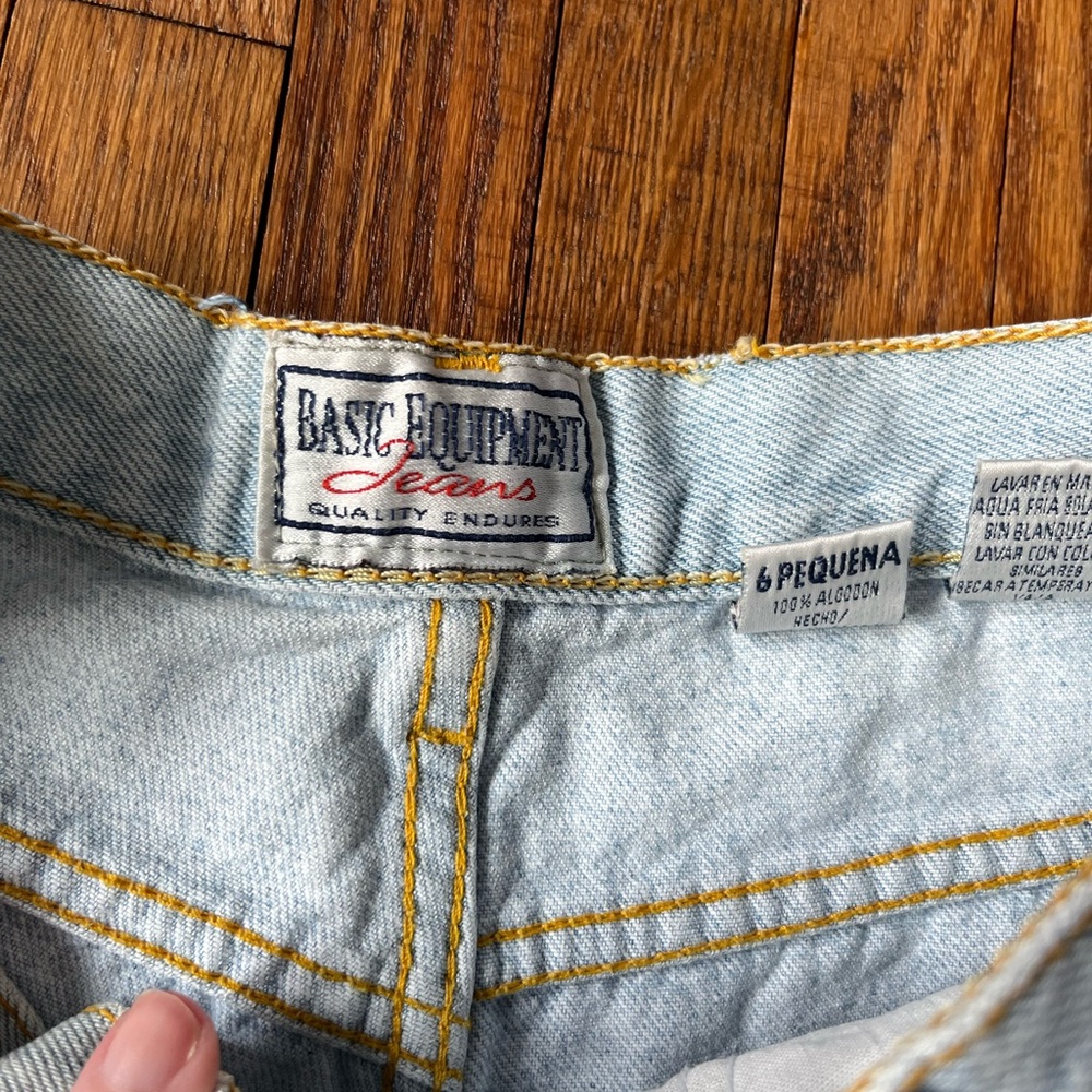 Vintage Basic Equipment high rise mom jeans